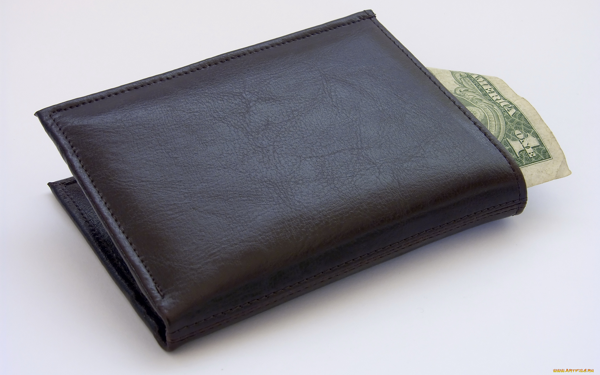 разное, золото, купюры, монеты, доллары, кошелёк