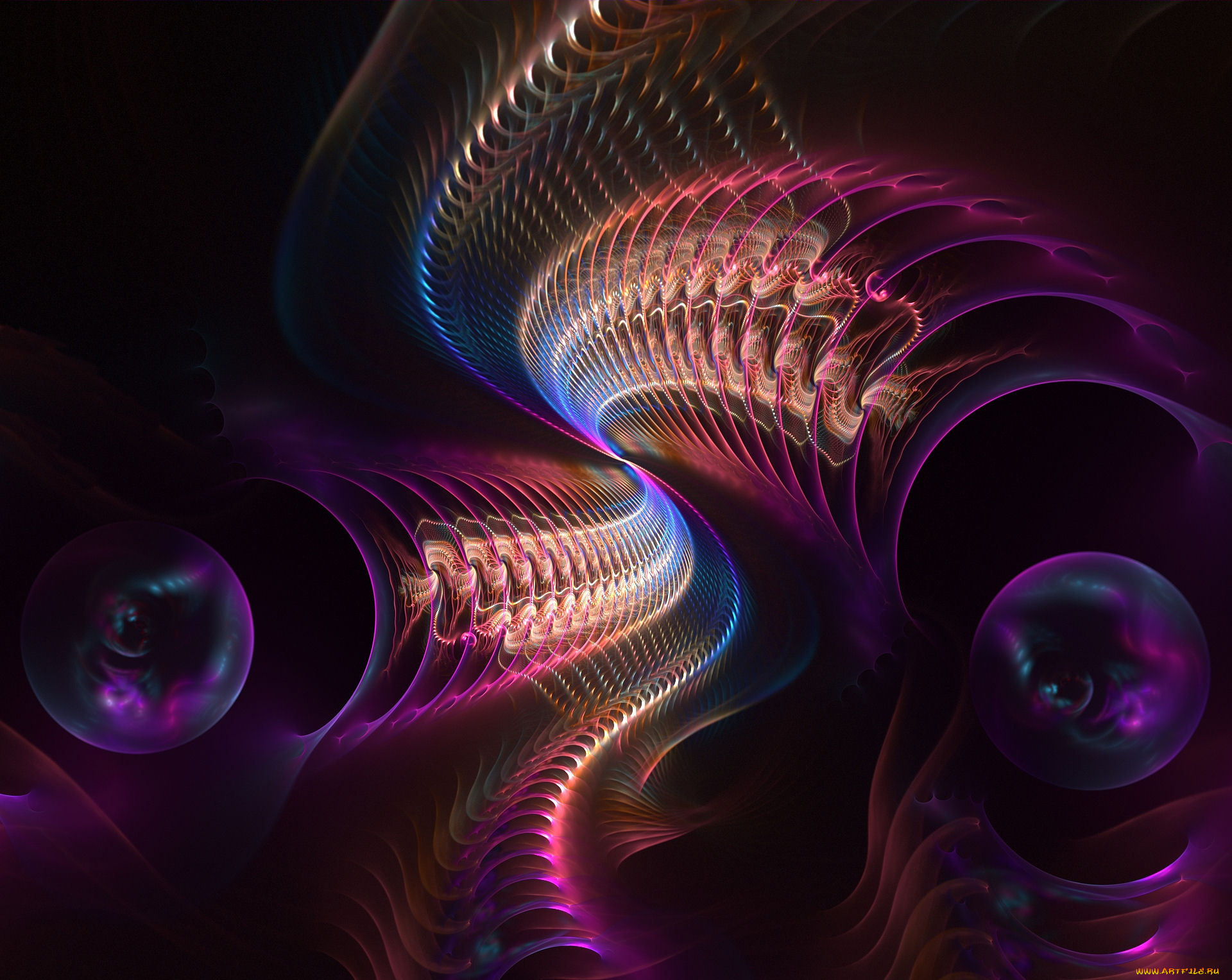 3д, графика, fractal, фракталы, цвета, фрактал, узор