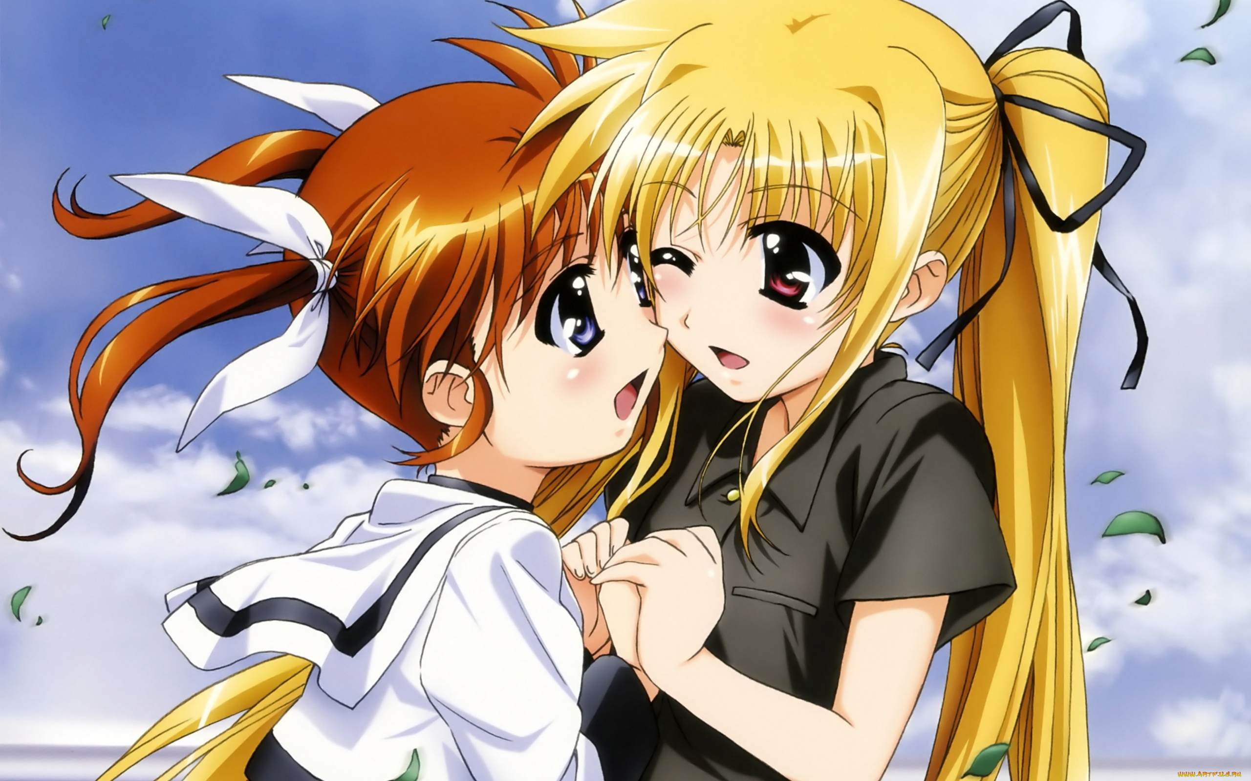 mahou, shoujo, lyrical, nanoha, аниме