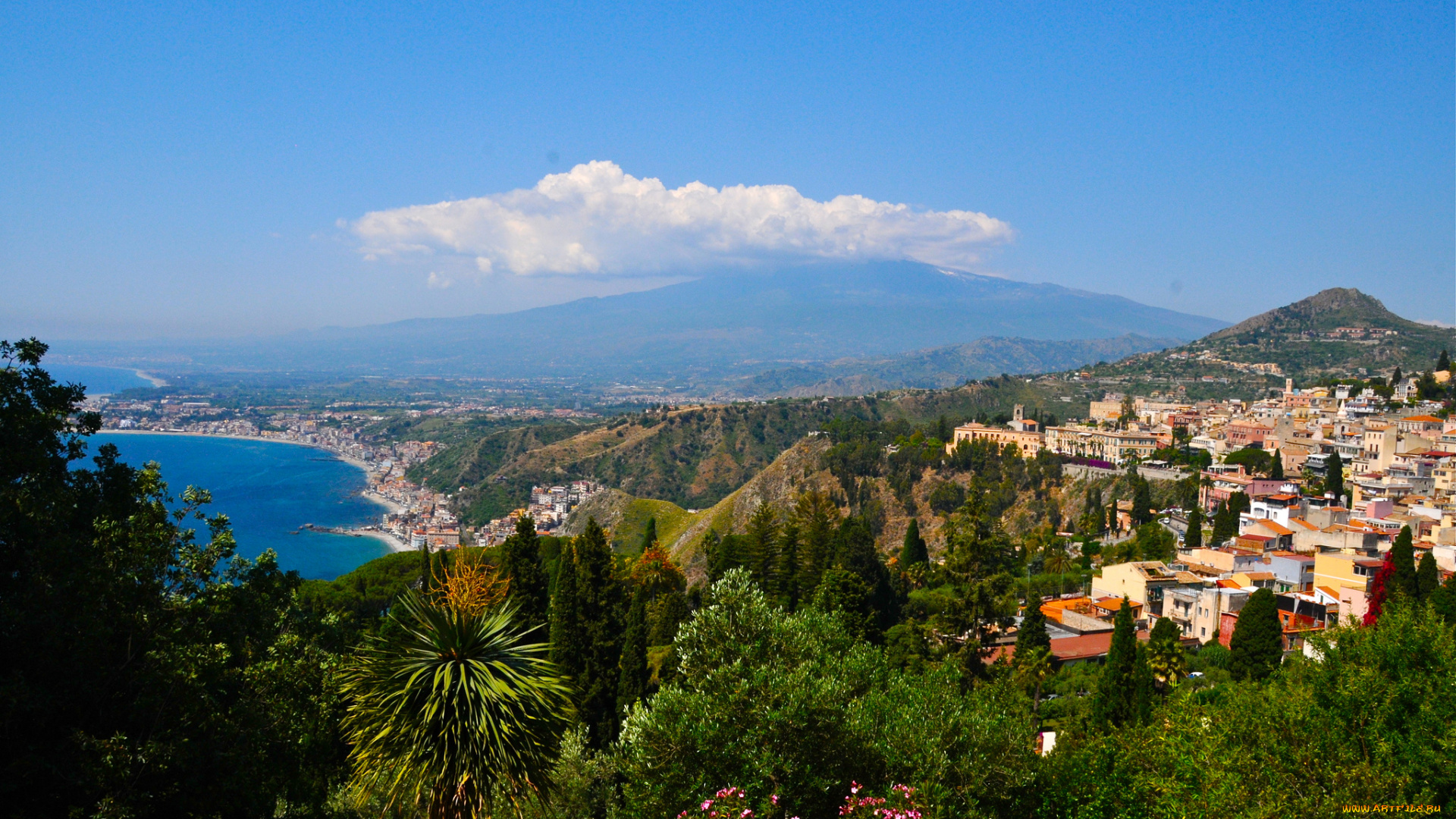 messina, sicily, italy, города, панорамы, побережье, италия, сицилия, мессина, пейзаж, горы