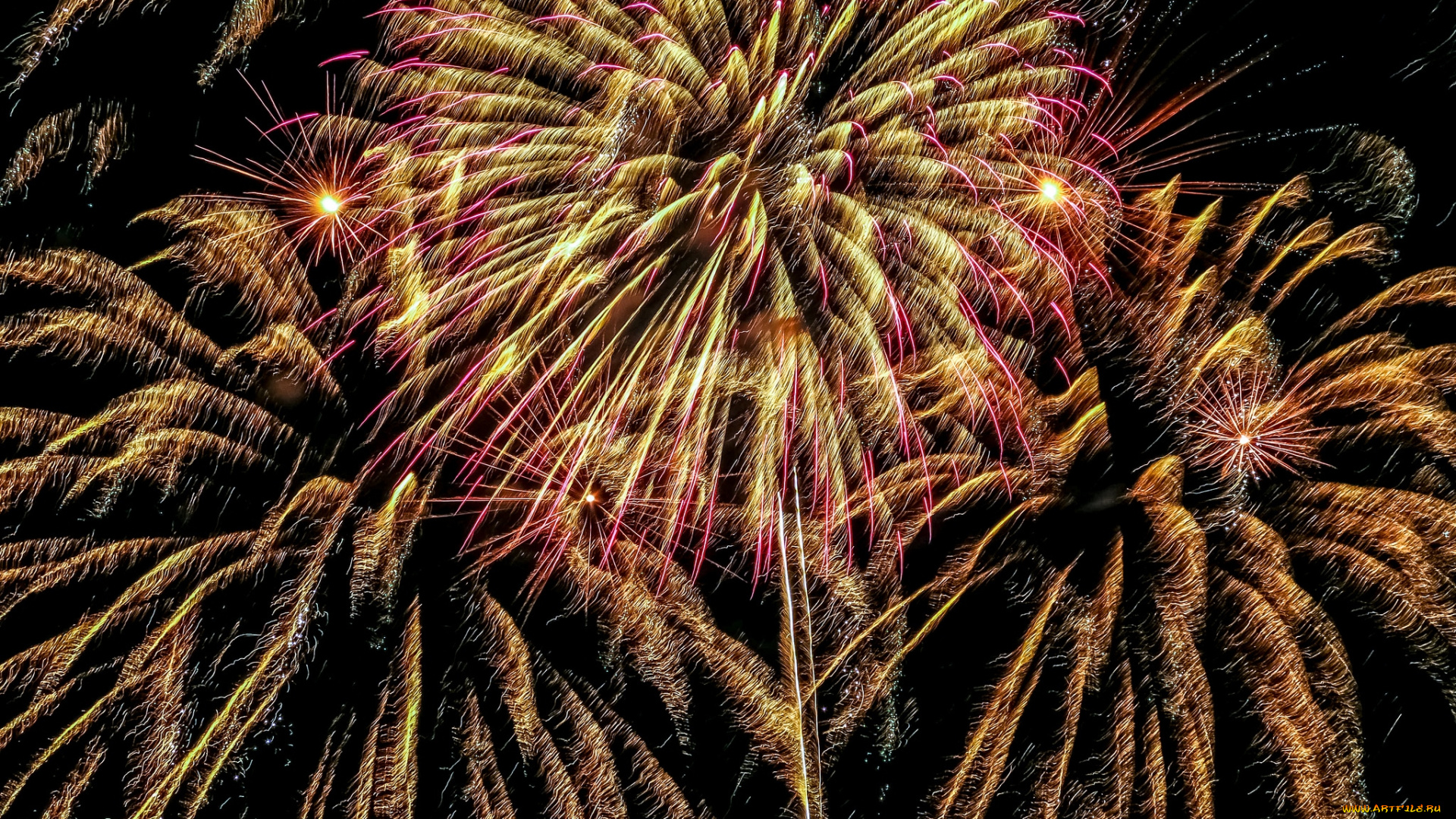 разное, салюты, фейерверки, красота