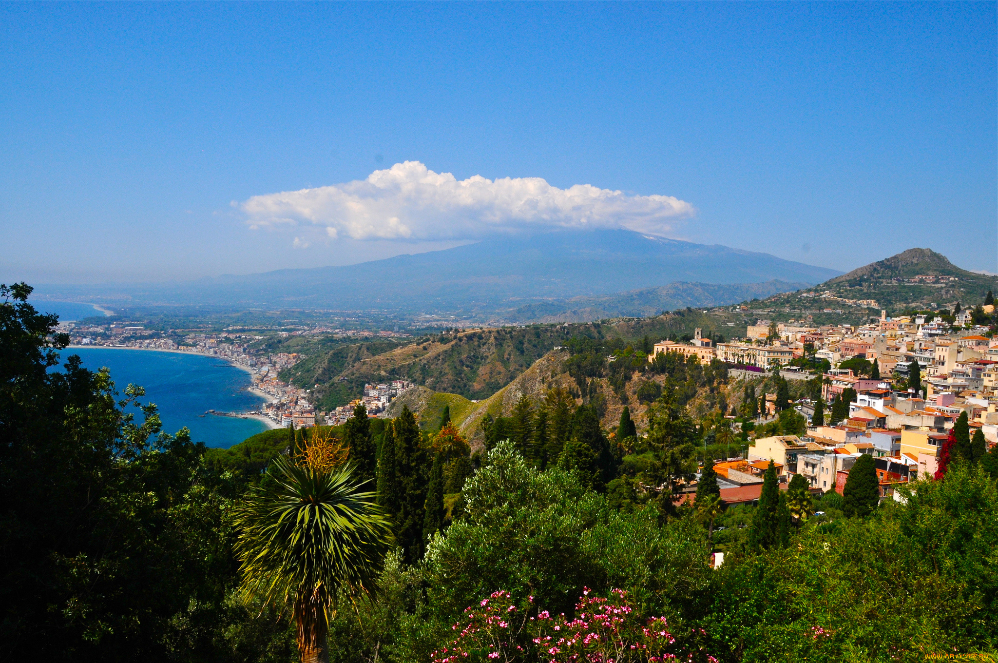 messina, sicily, italy, города, панорамы, побережье, италия, сицилия, мессина, пейзаж, горы