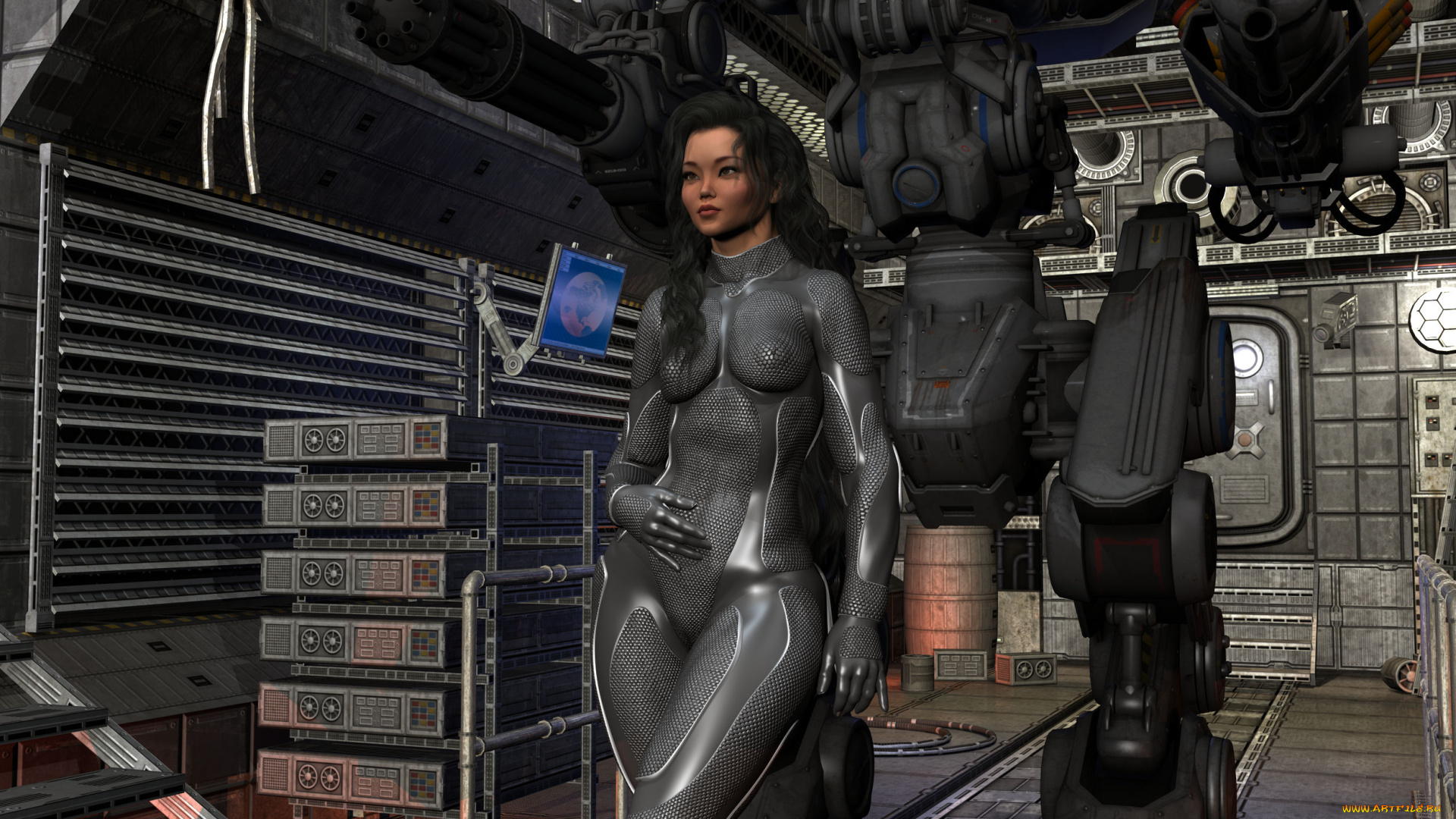 3д, графика, люди, , people, взгляд, девушка