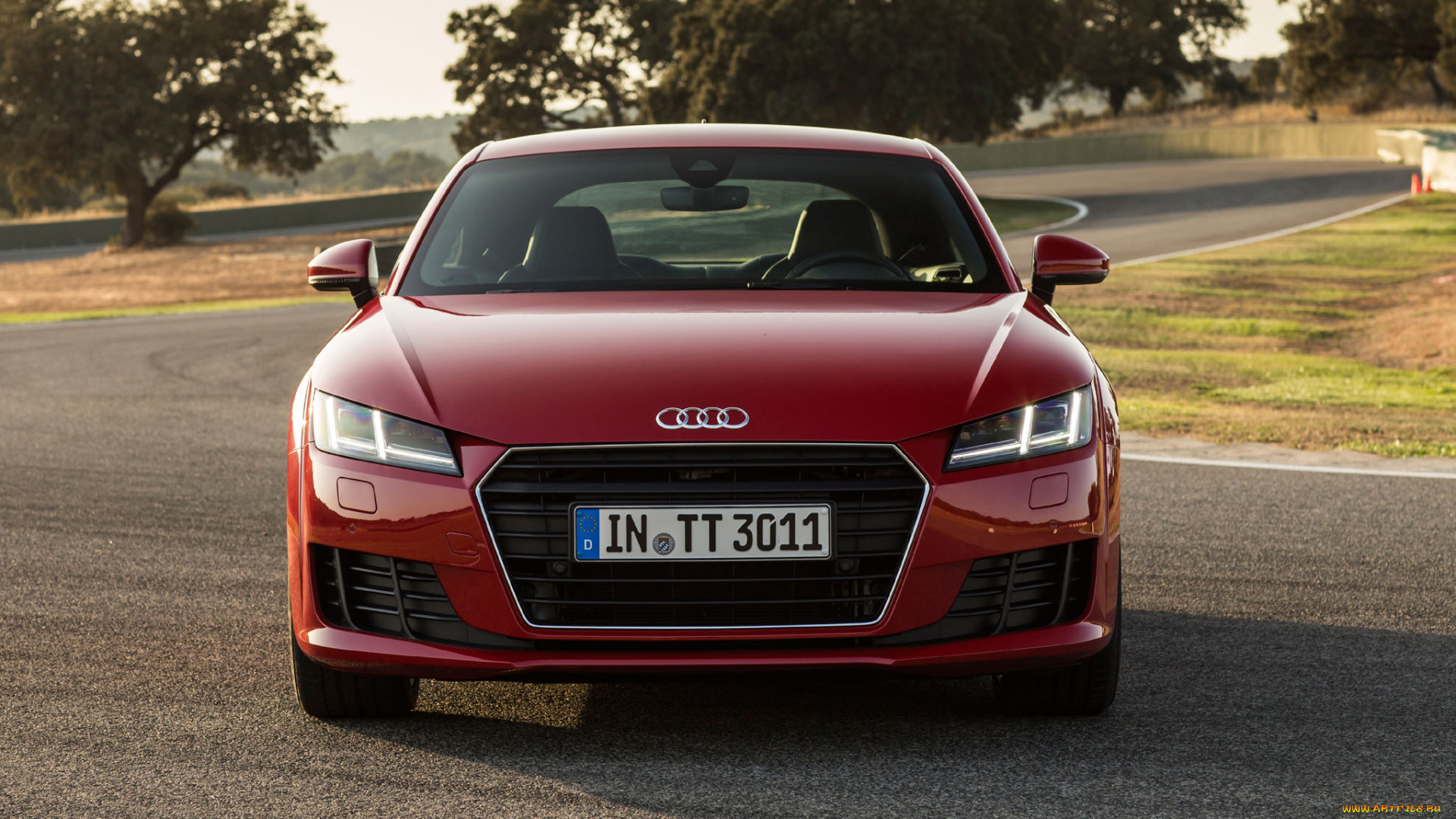 автомобили, audi, красный, 2014г, 8s, tfsi, coupе, 2-0, tt