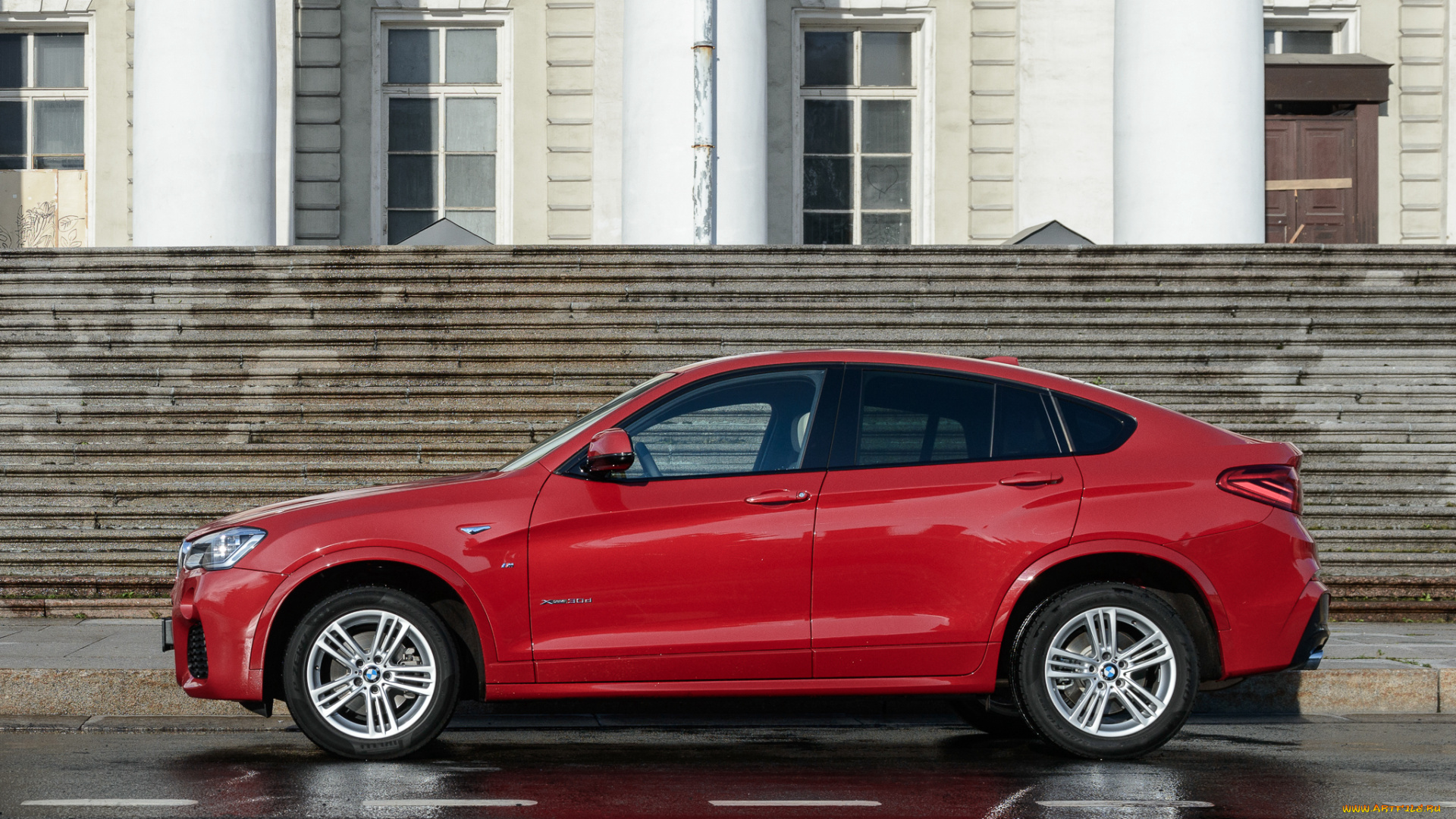 автомобили, bmw, x4, 2014г, xdrive30d, m, sports, package, f26, красный