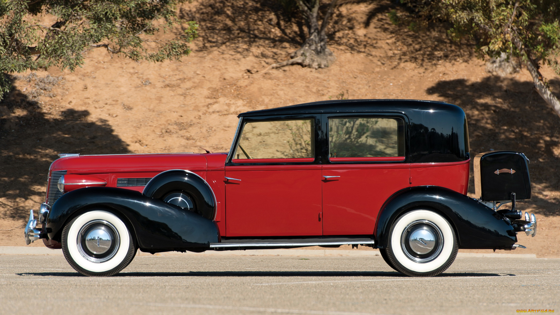 автомобили, классика, roadmaster, buick, красный