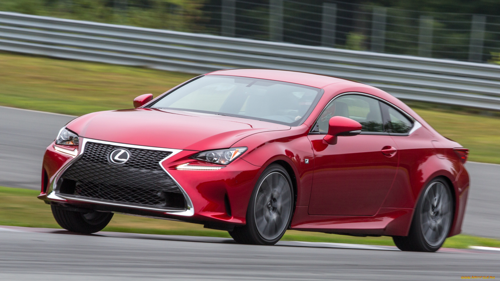 автомобили, lexus, rc, 350, f-sport, 2014г, красный