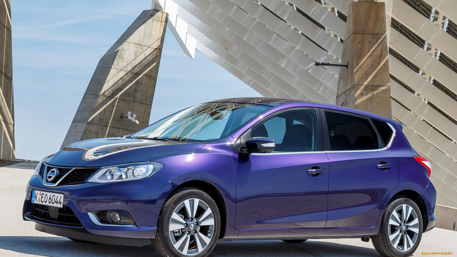 автомобили, nissan, datsun, 2014г, pulsar, синий