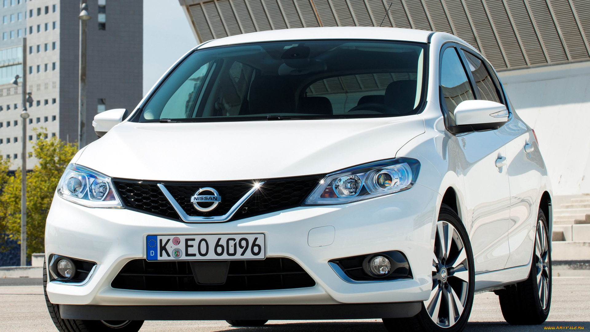 автомобили, nissan, datsun, pulsar, светлый, 2014г