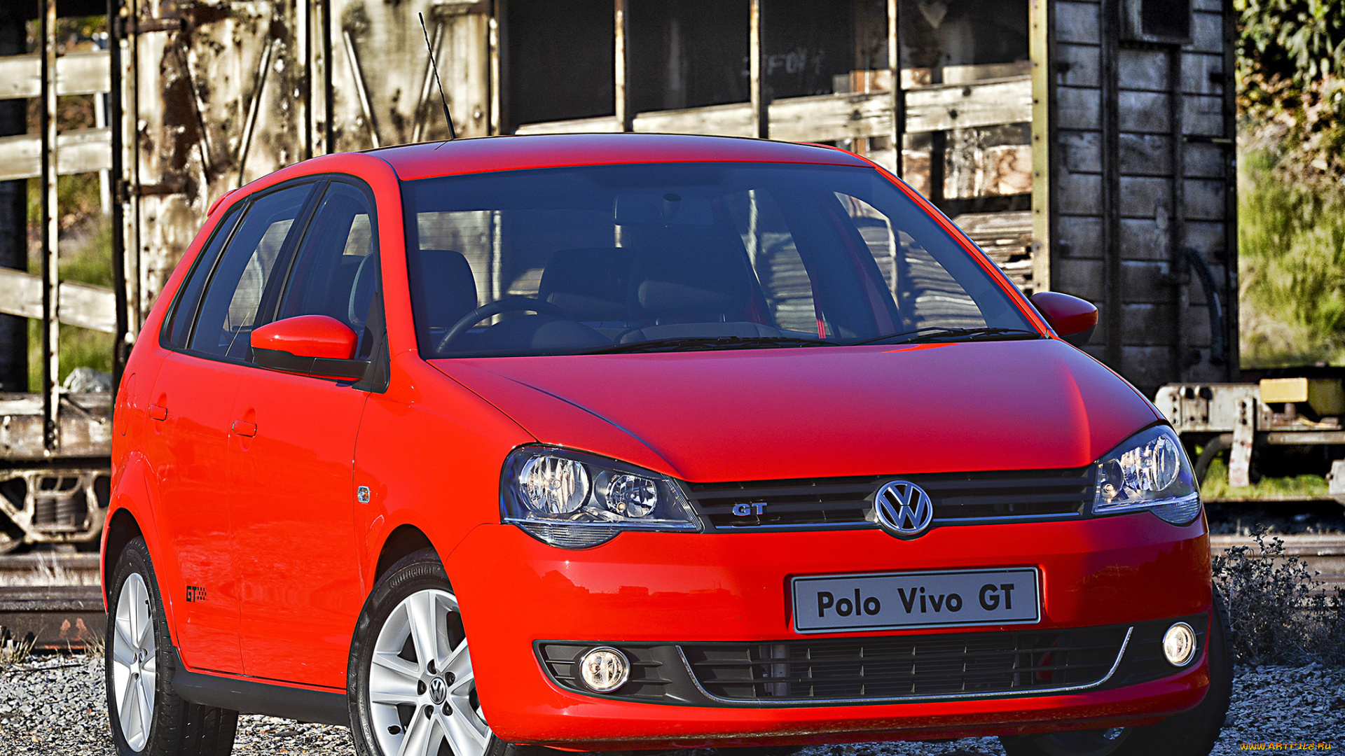 автомобили, volkswagen, 2014г, красный, typ, 9n3, vivo, gt, polo