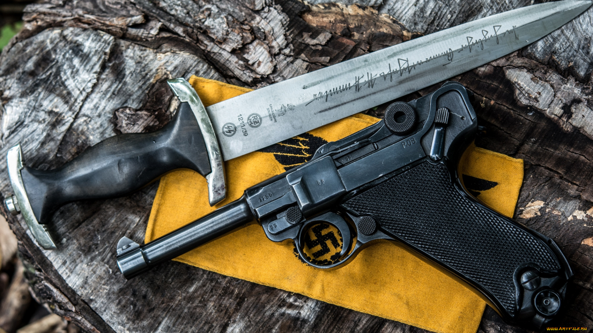 оружие, пистолет, кинжал
