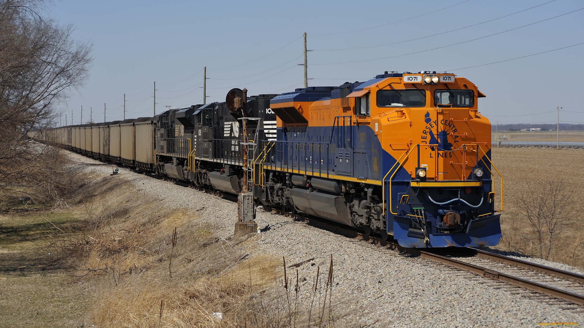 техника, поезда, железная, дорога, рельсы, локомотив, состав