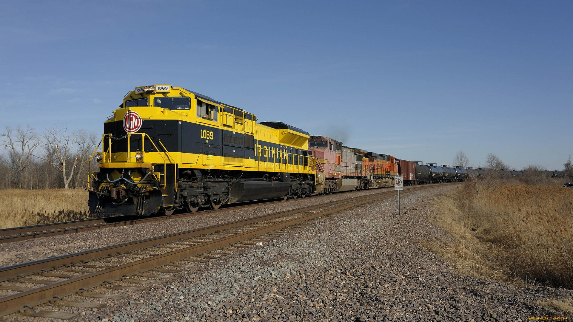 техника, поезда, железная, дорога, рельсы, локомотив, состав