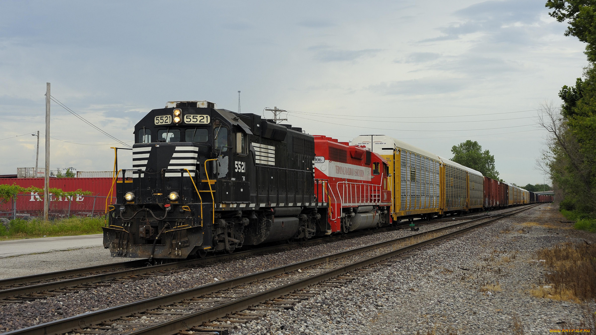 техника, поезда, железная, дорога, рельсы, локомотив