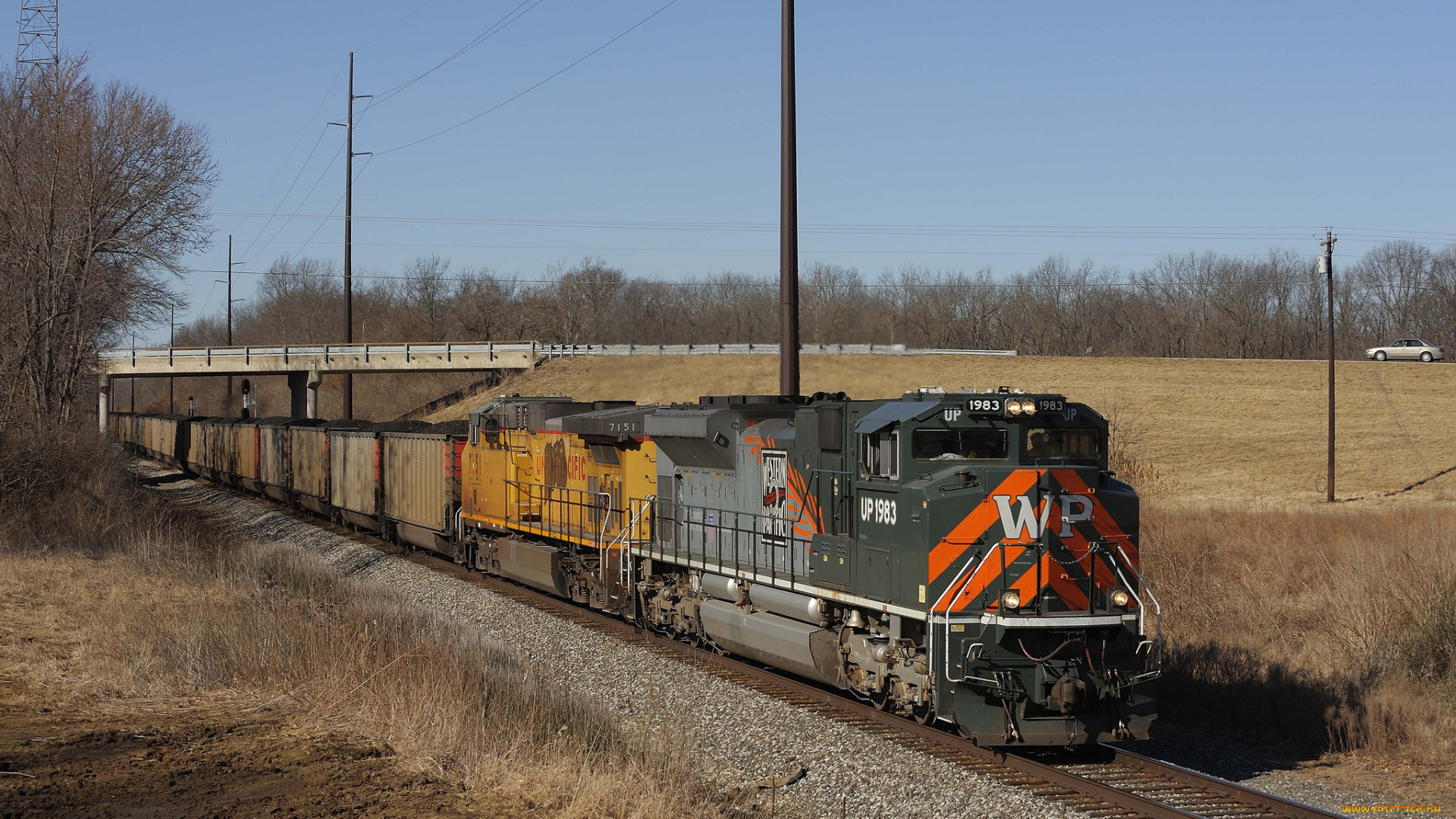 техника, поезда, железная, дорога, рельсы, локомотив, состав