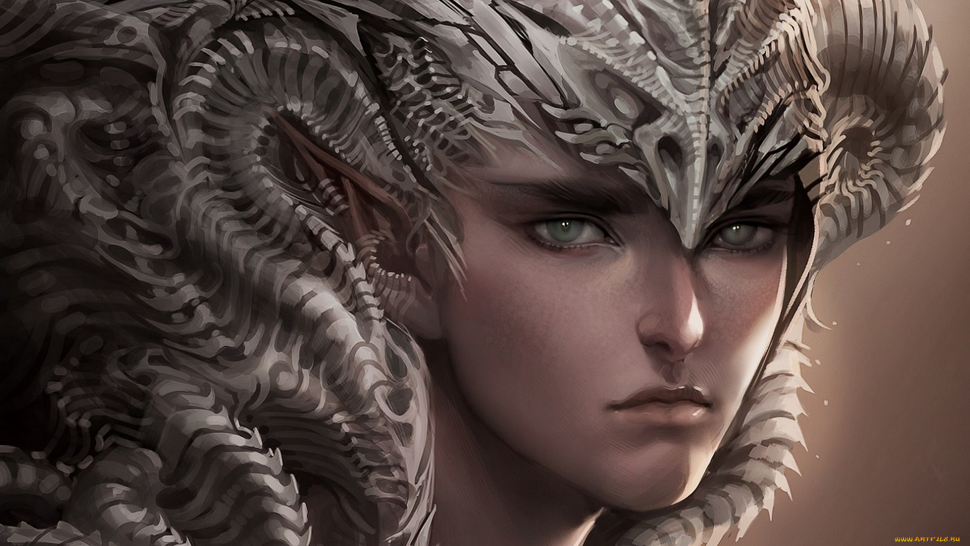 фэнтези, эльфы, портрет, парень