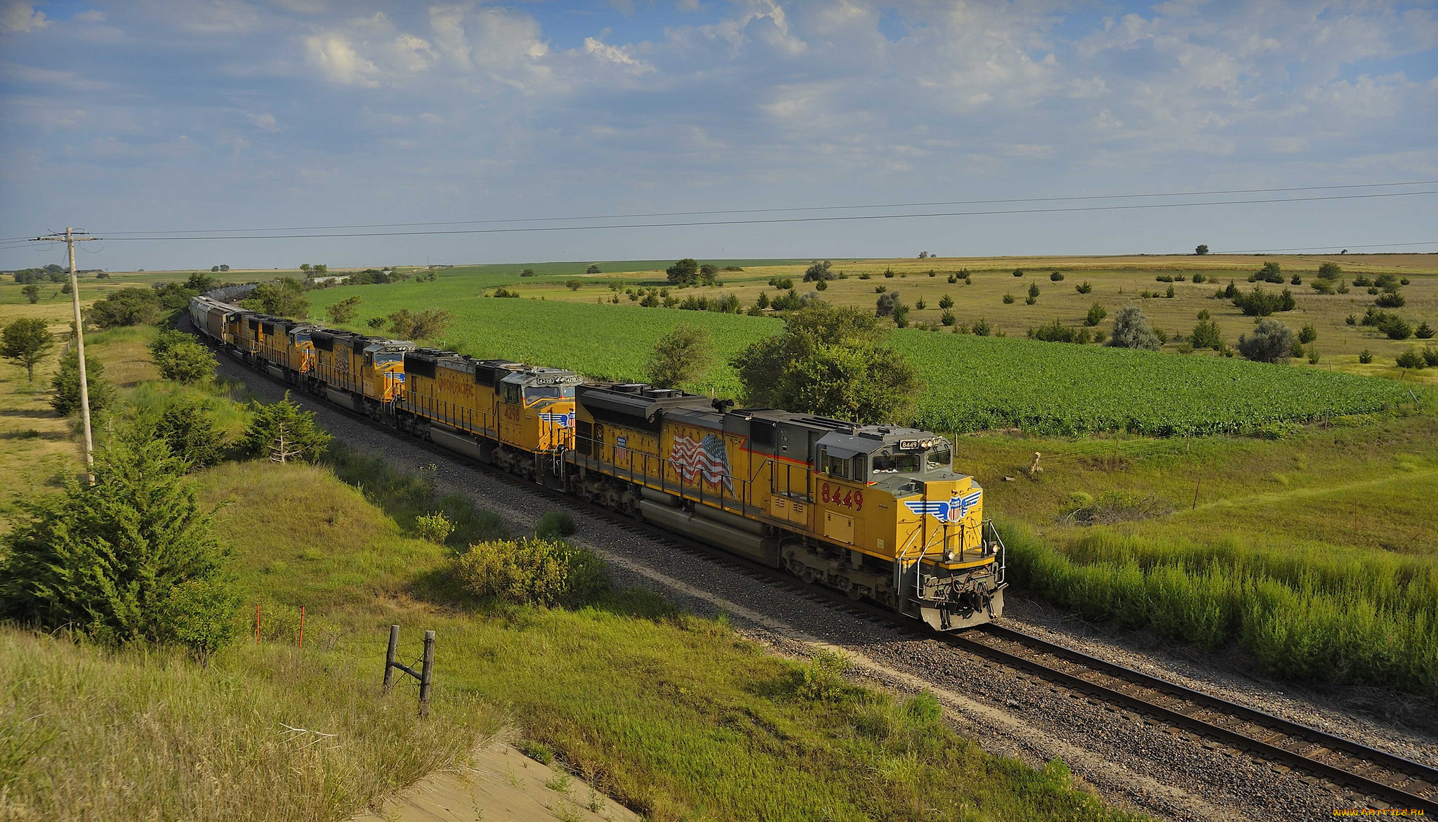 техника, поезда, железная, дорога, рельсы, локомотив, состав