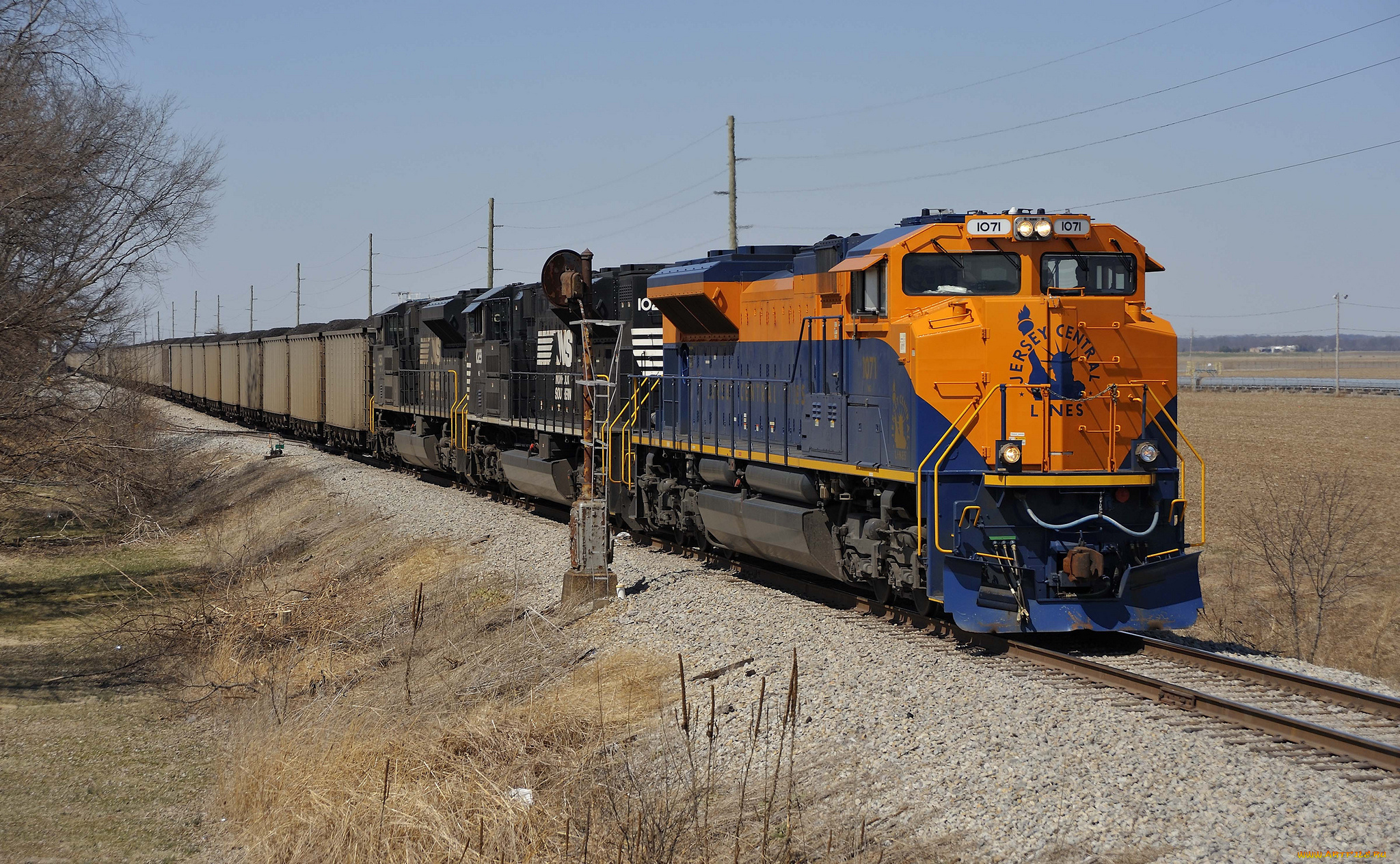 техника, поезда, железная, дорога, рельсы, локомотив, состав