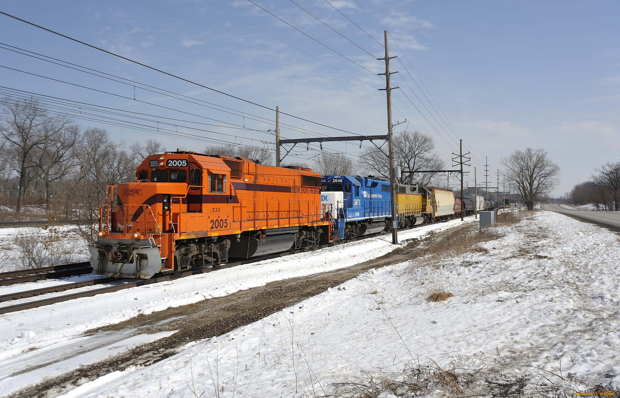 техника, поезда, железная, дорога, рельсы, локомотив, состав