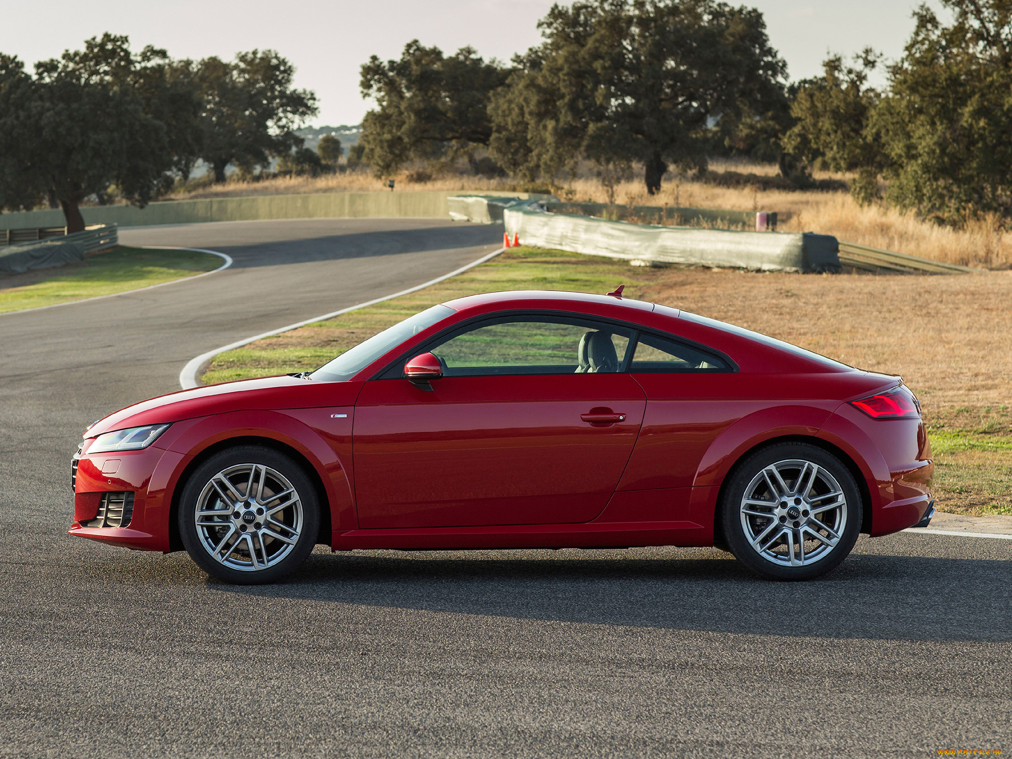 автомобили, audi, tt, 8s, красный, coupе, 2-0, tfsi, 2014г