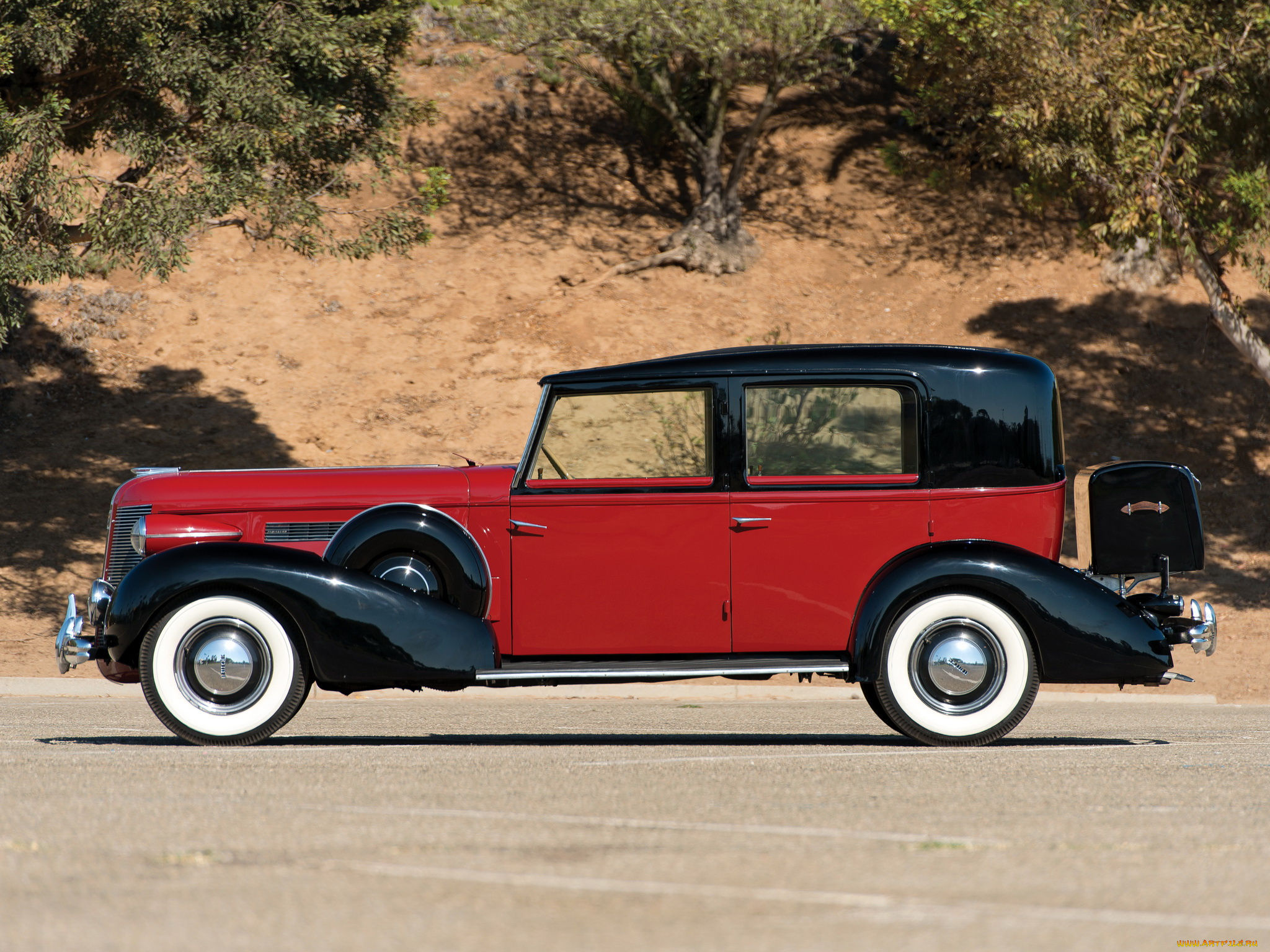 автомобили, классика, roadmaster, buick, красный