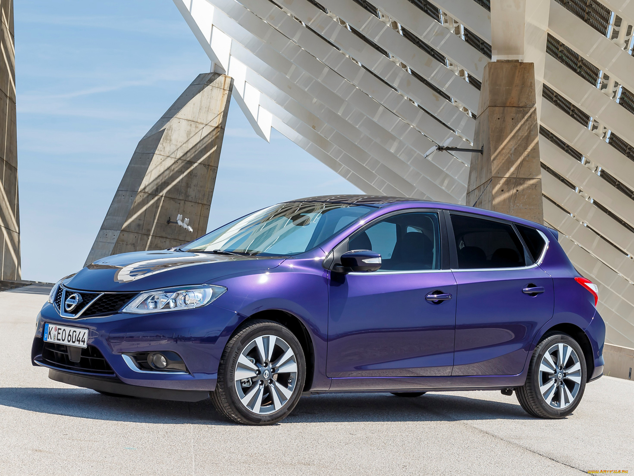 автомобили, nissan, datsun, 2014г, pulsar, синий