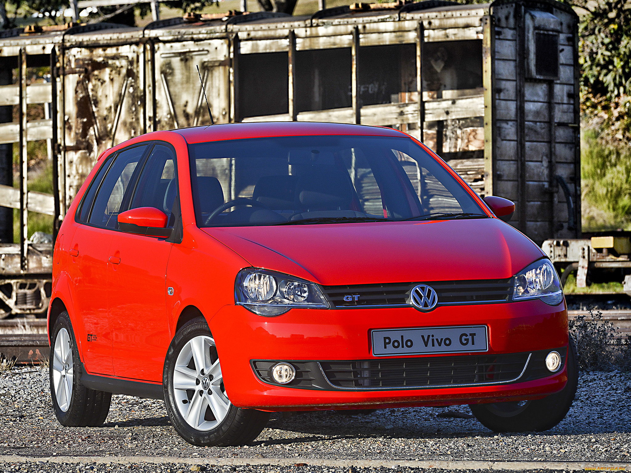 автомобили, volkswagen, 2014г, красный, typ, 9n3, vivo, gt, polo