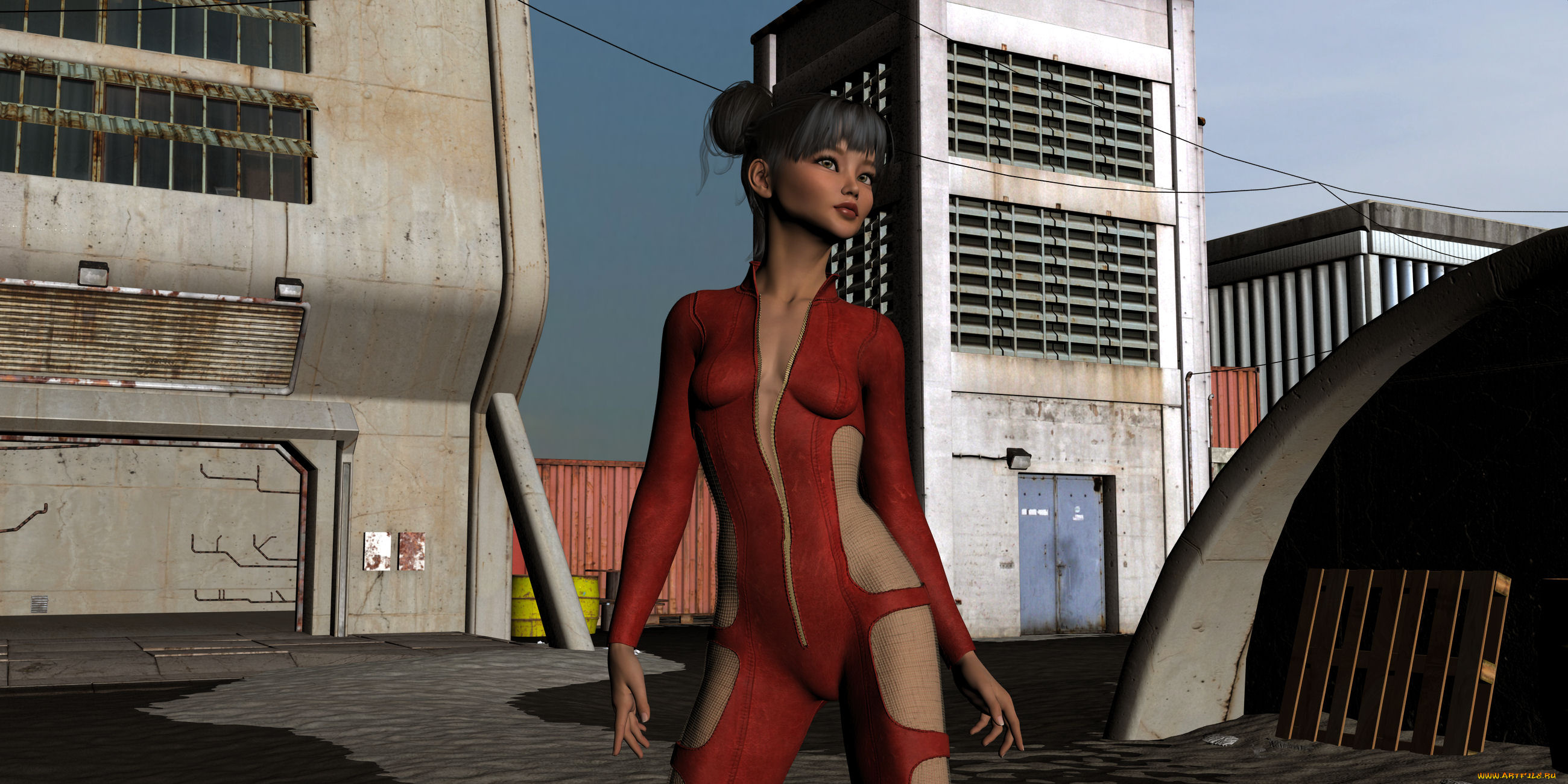 3д, графика, люди, , people, взгляд, девушка