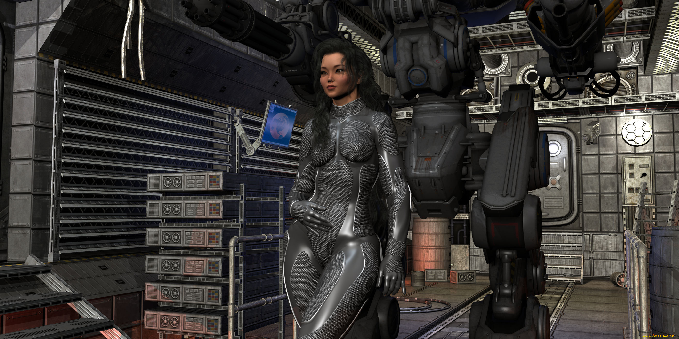 3д, графика, люди, , people, взгляд, девушка