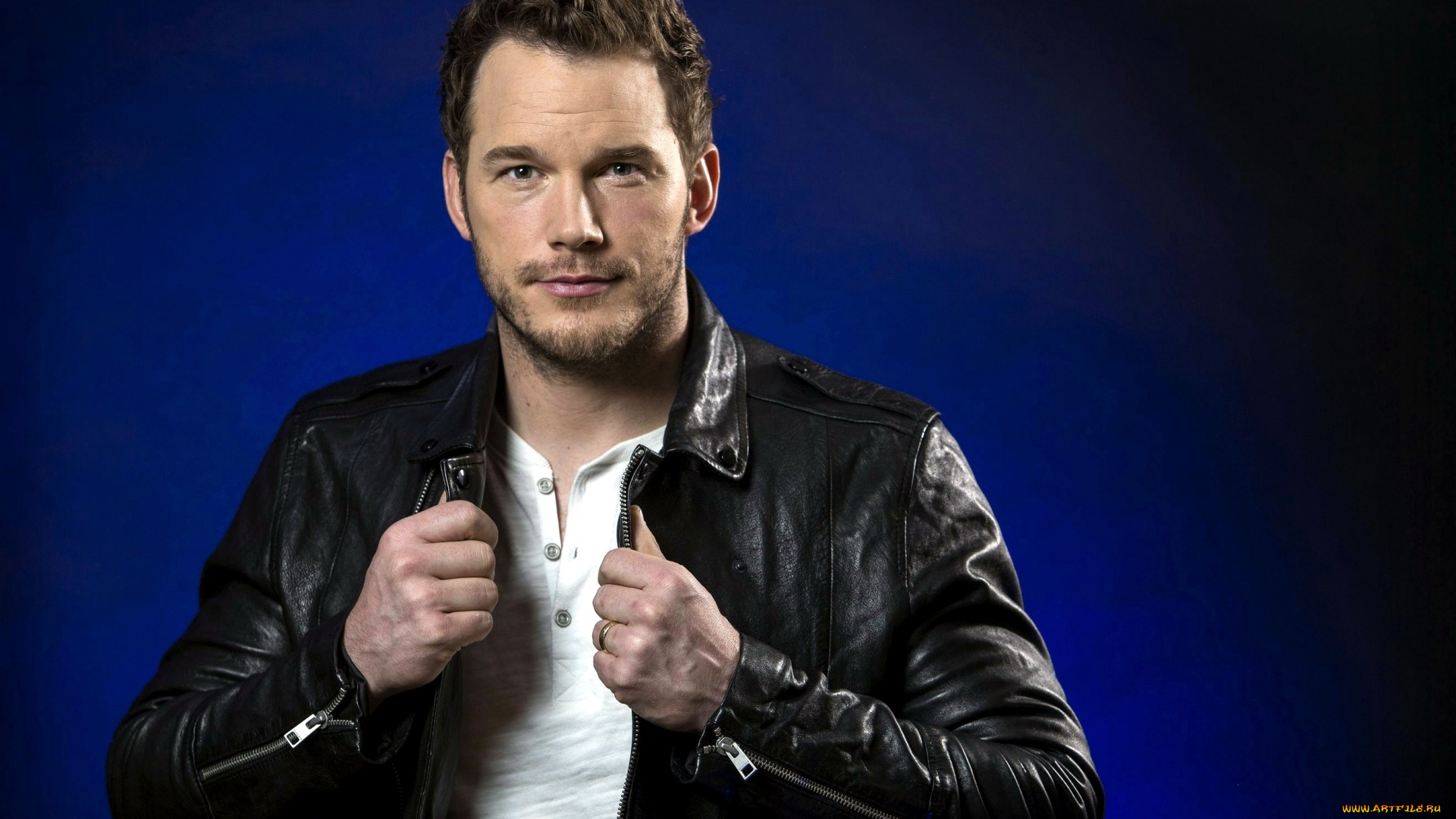 мужчины, chris, pratt, кожаная, куртка