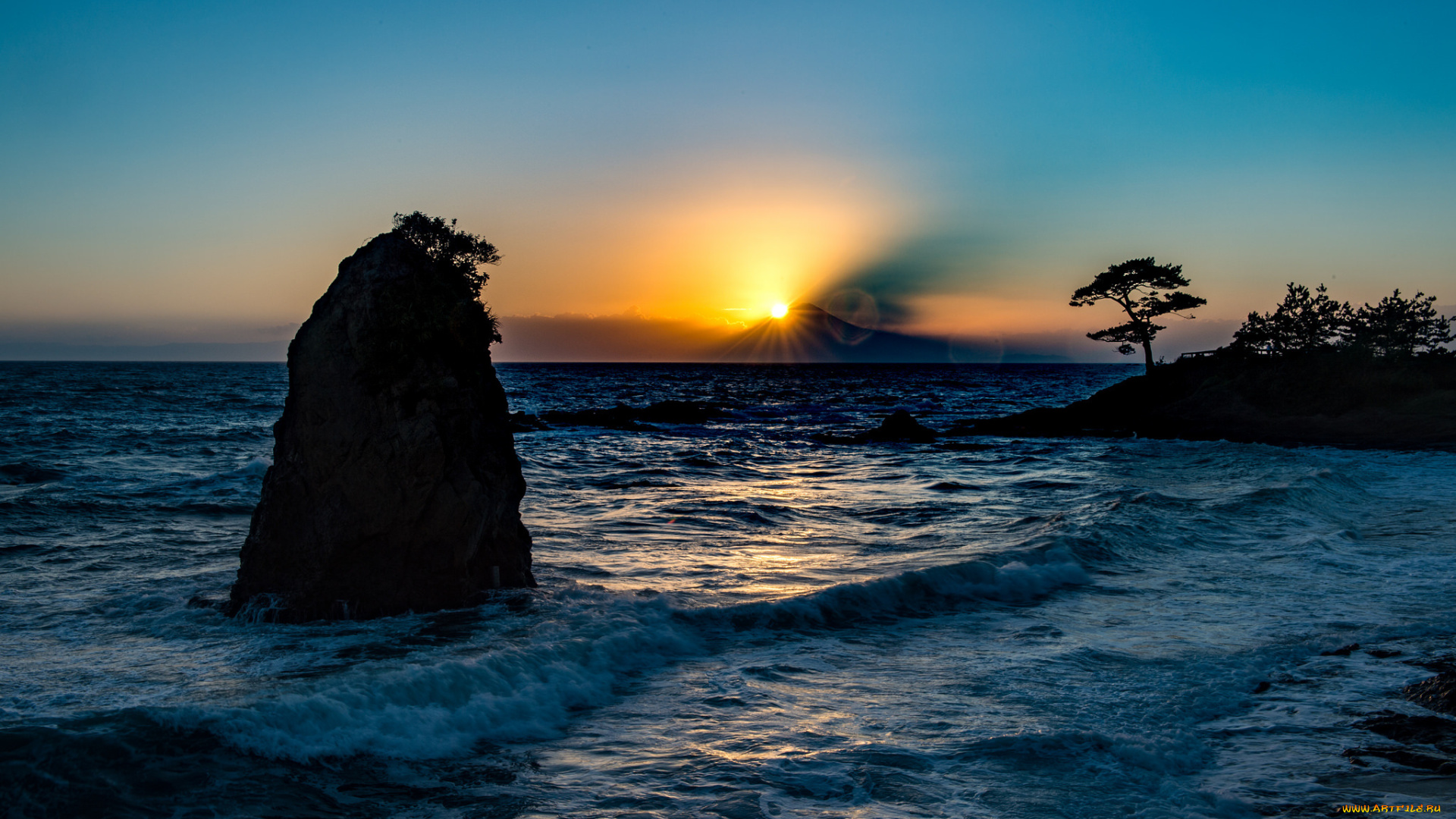 природа, восходы, закаты, пейзаж, лучи, рассвет, море