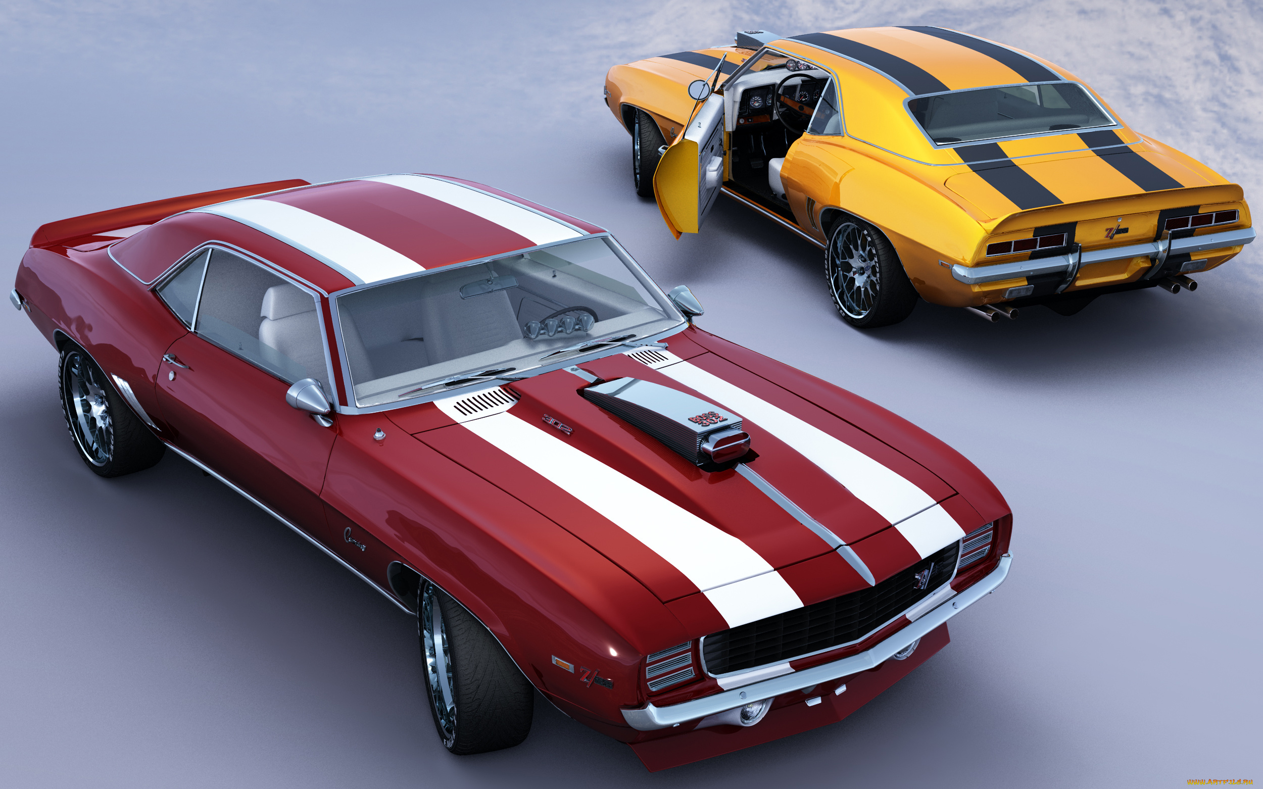 автомобили, 3д, 3d