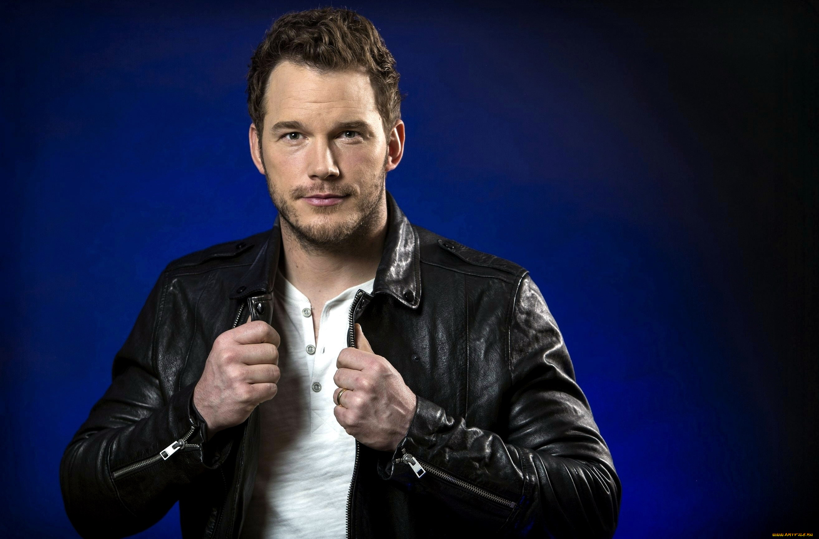 мужчины, chris, pratt, кожаная, куртка