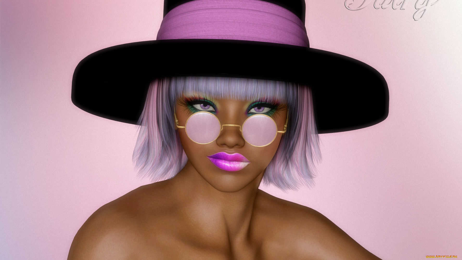 3д, графика, портрет, , portraits, девушка, взгляд, фон