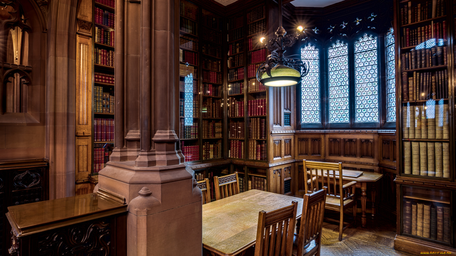 интерьер, кабинет, , библиотека, , офис, помещение, меблировка