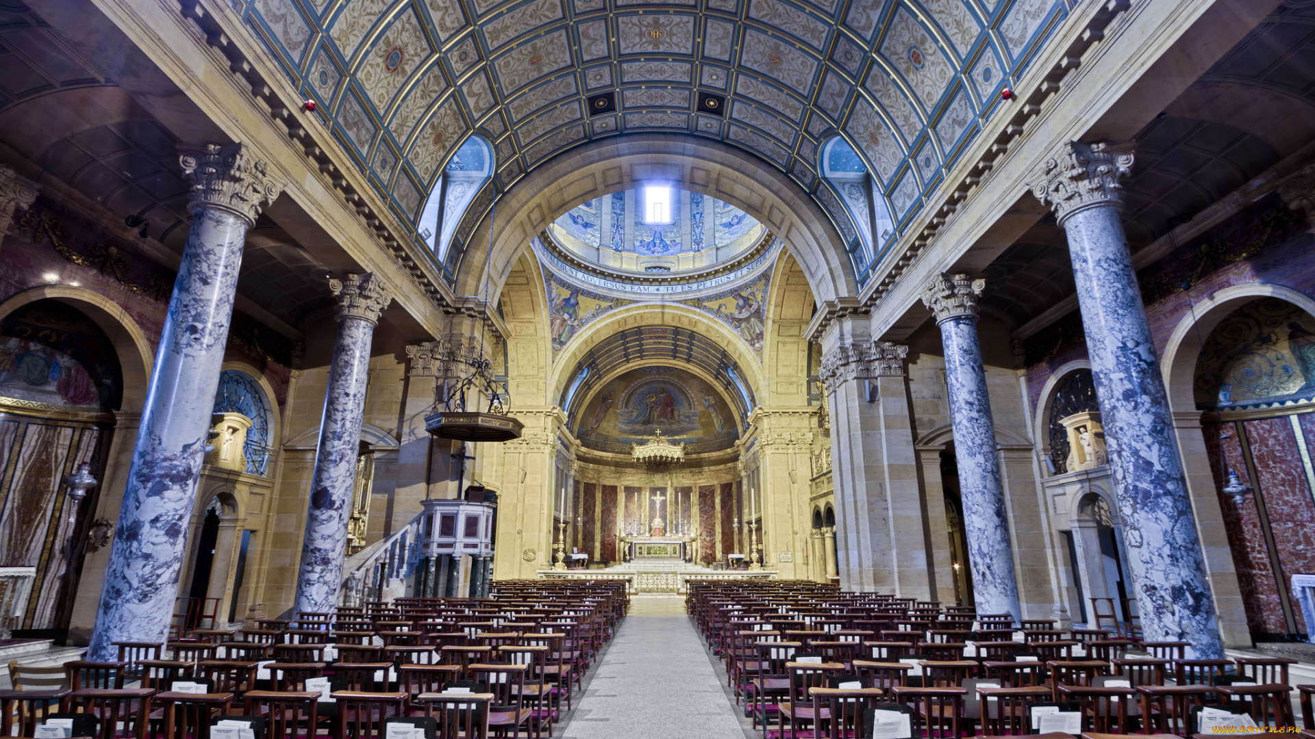 интерьер, убранство, , роспись, храма, храм