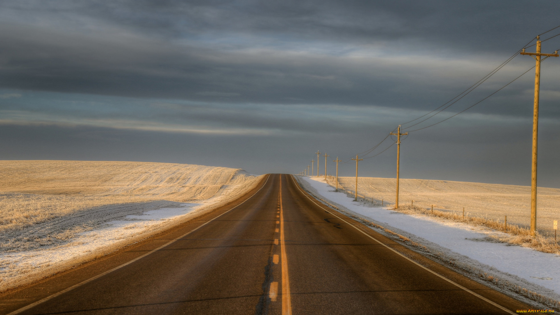 природа, дороги, простор