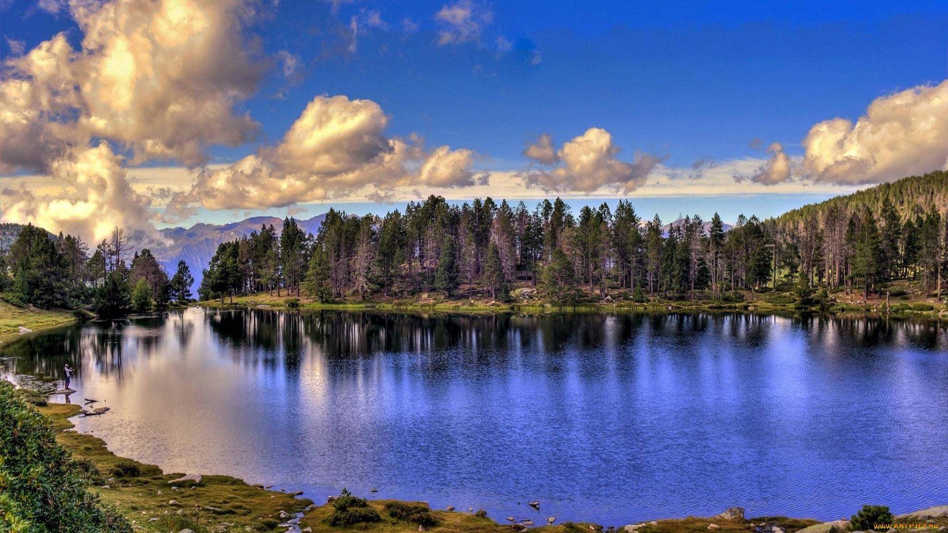 природа, реки, озера, простор