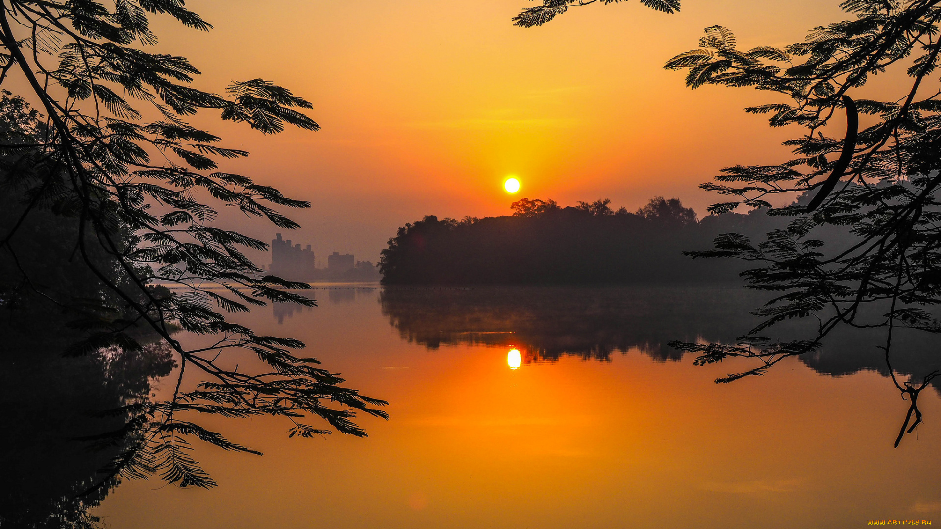 природа, восходы, закаты, простор