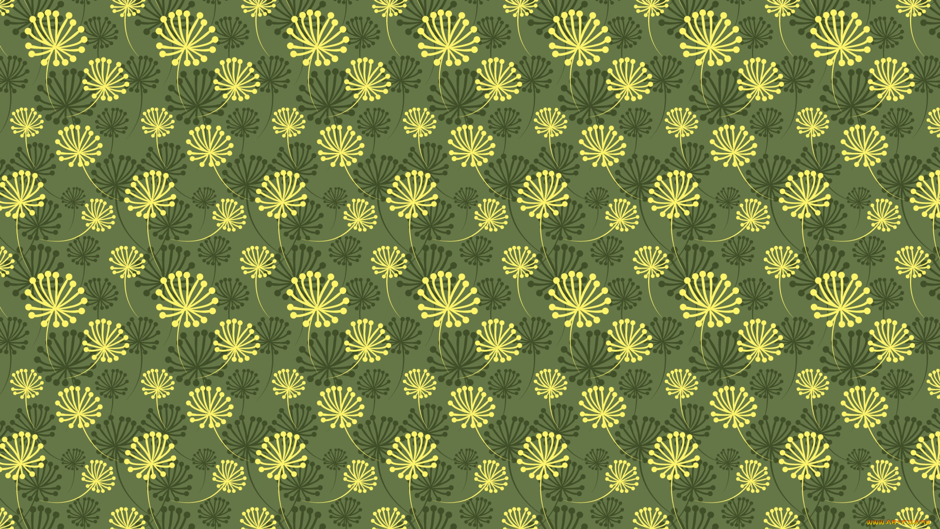 векторная, графика, цветы, , flowers, узор, зеленый, цветы