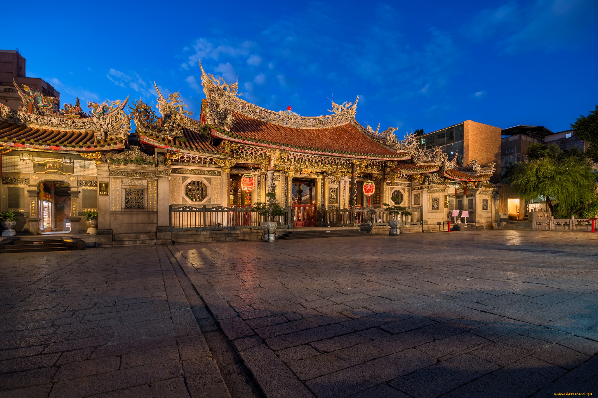 longshan, temple, , taipei, города, тайбэй, , тайвань, , китай, простор