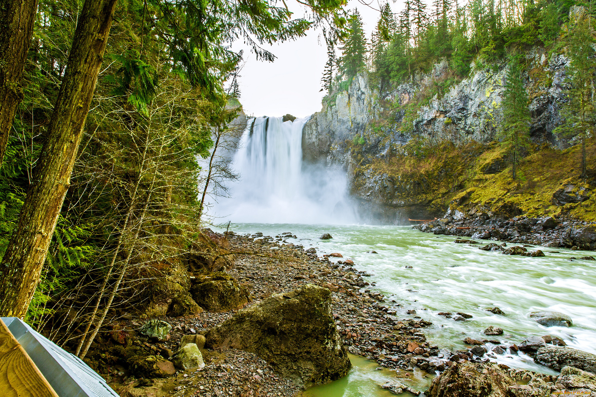 природа, водопады, простор