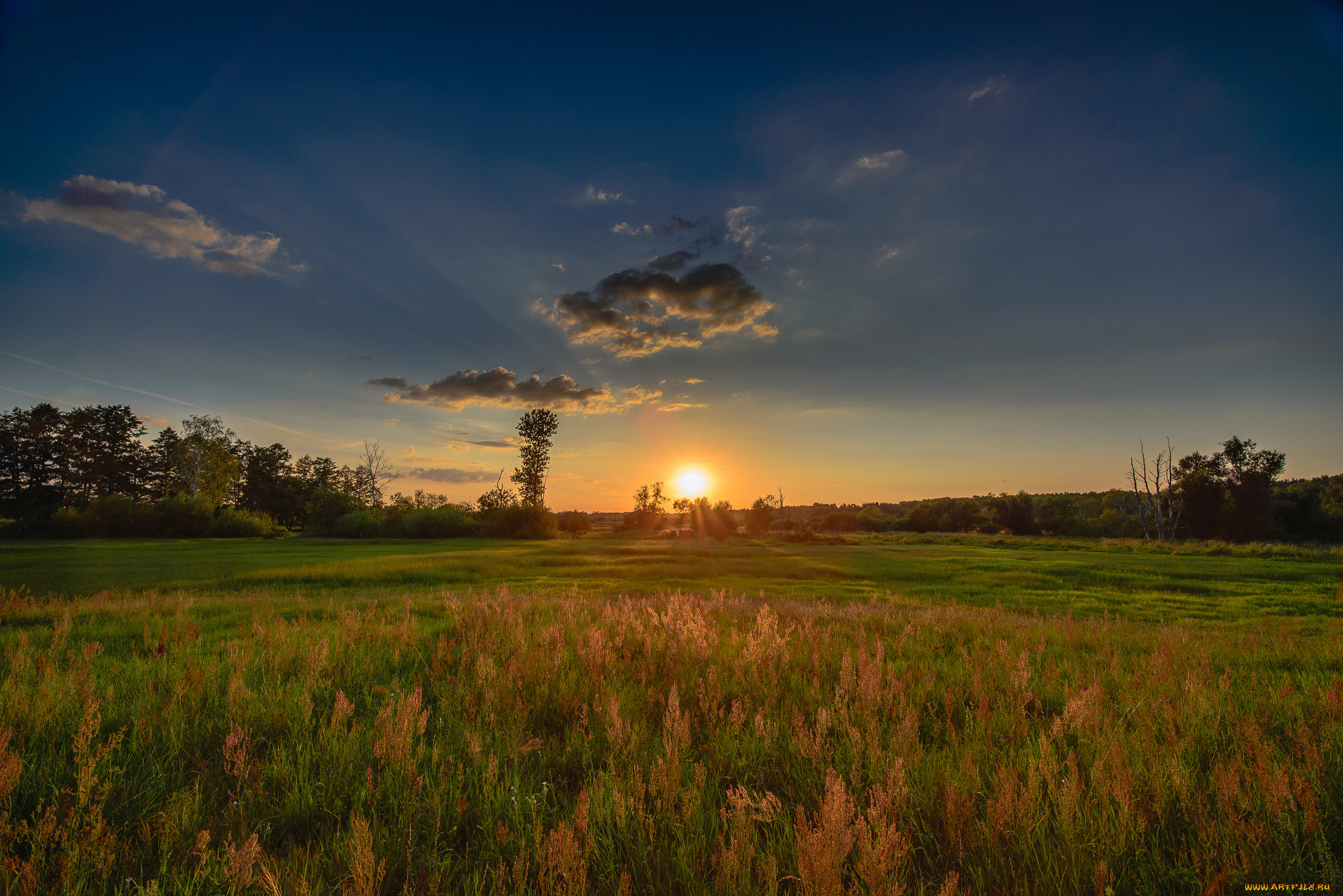 природа, восходы, закаты, простор
