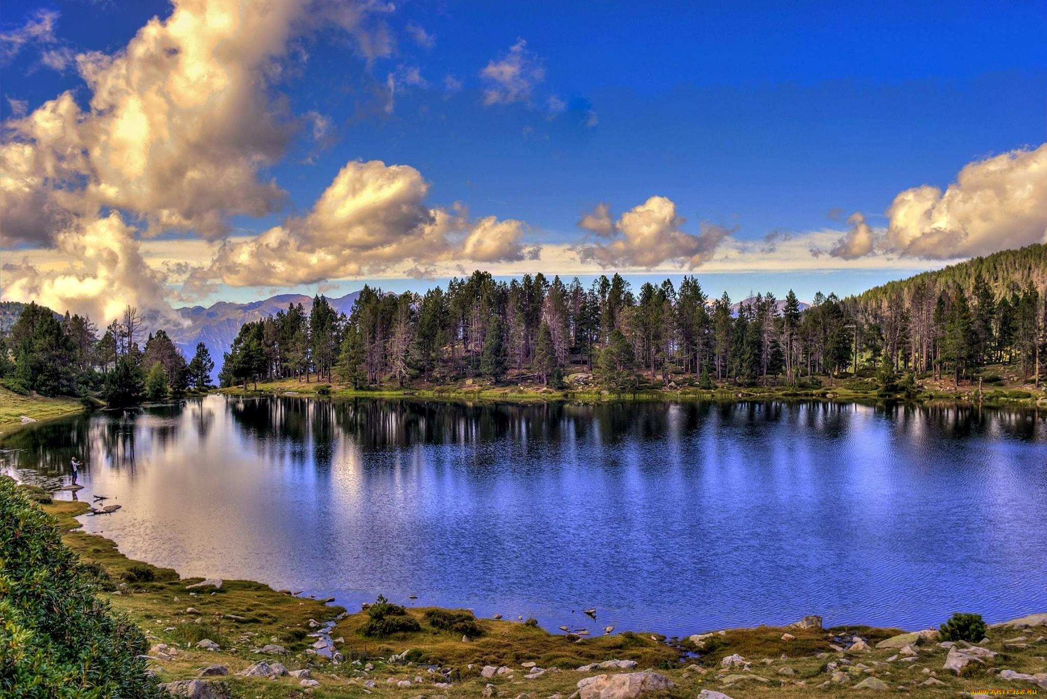 природа, реки, озера, простор