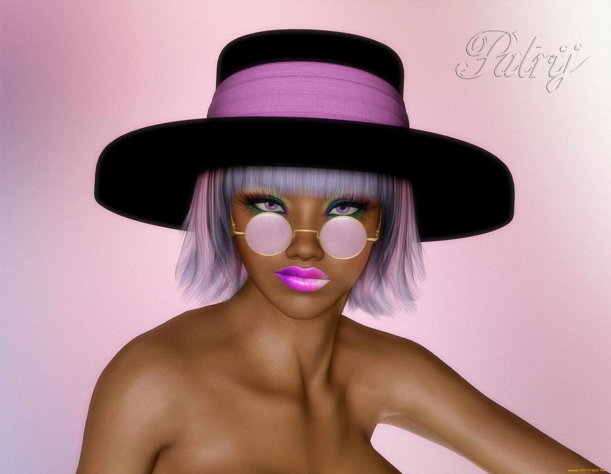 3д, графика, портрет, , portraits, девушка, взгляд, фон