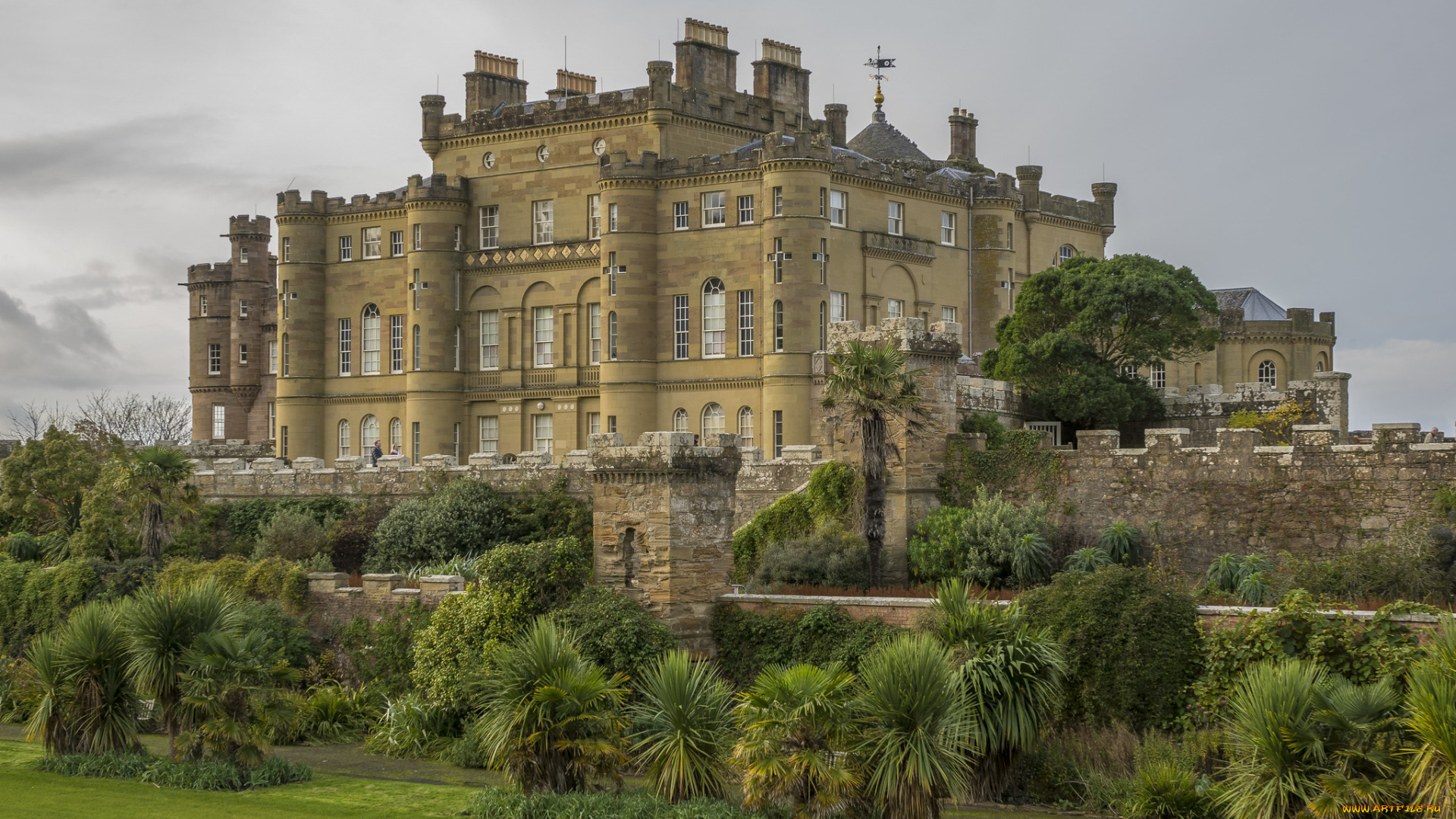culzean, castle, города, замки, англии, простор