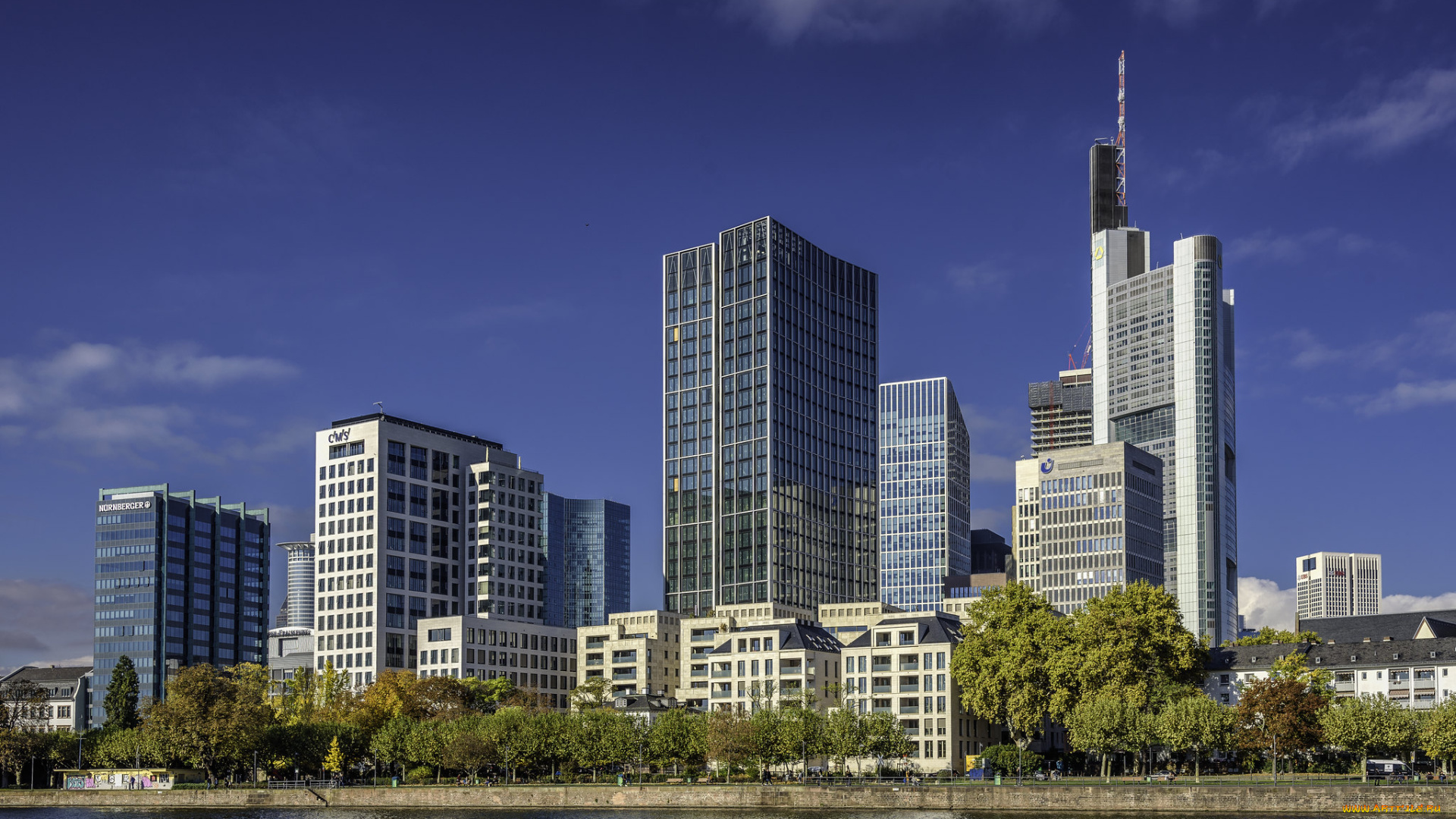 frankfurt, at, the, main, города, франкфурт-на-майне, , германия, простор