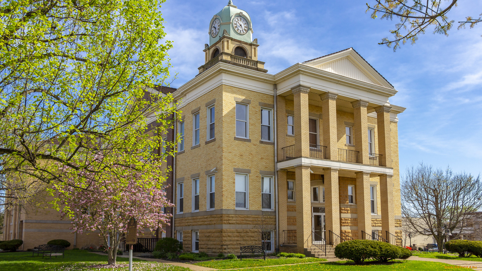 города, -, здания, , дома, простор