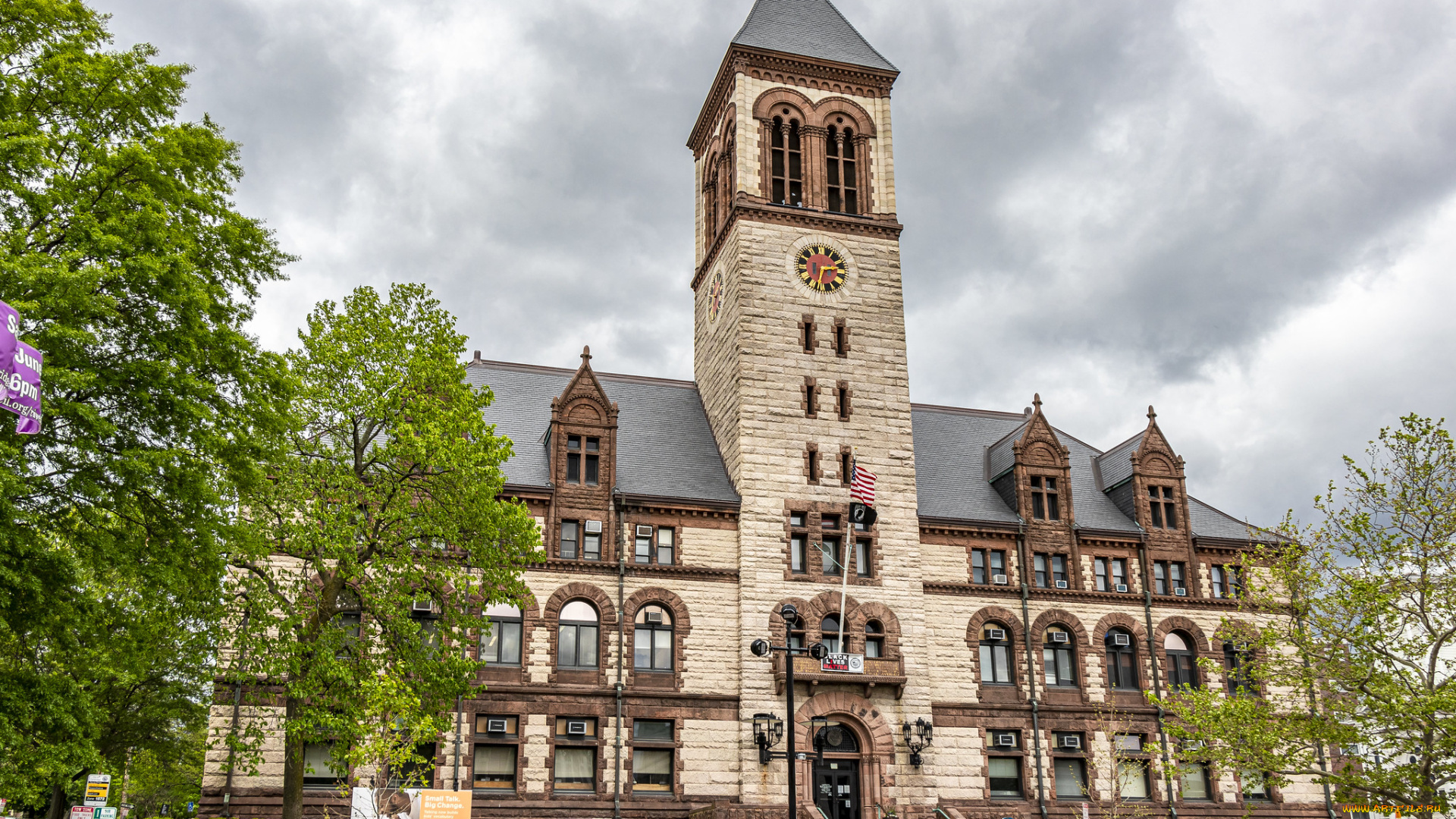 города, -, здания, , дома, простор