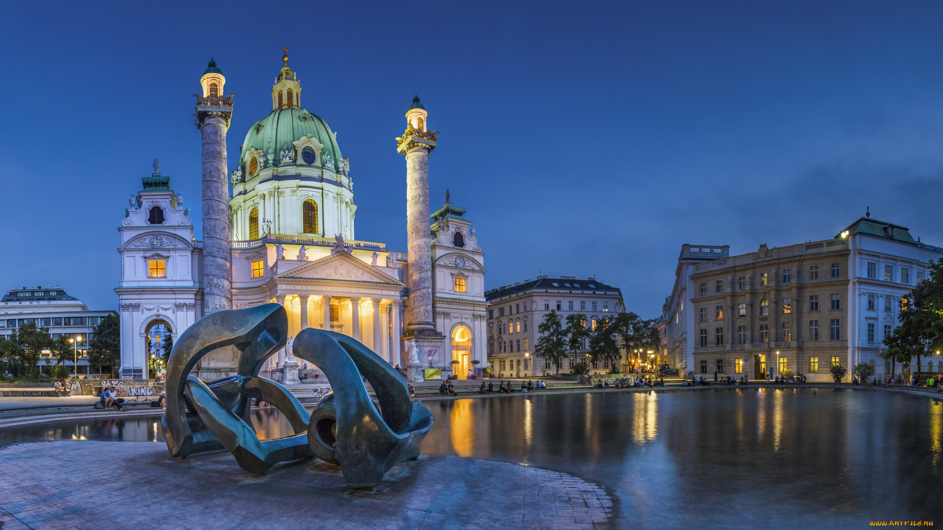 karlskirche, города, -, улицы, , площади, , набережные, простор